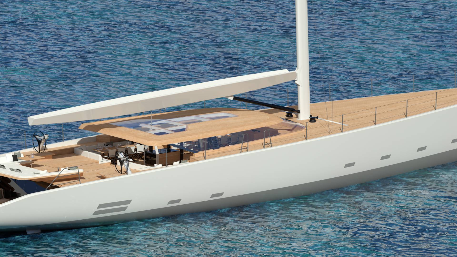 hybrid powered yachts